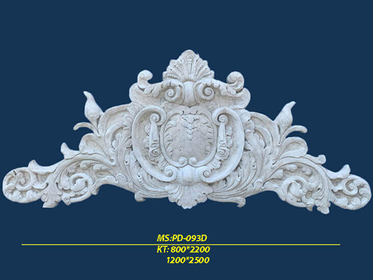 báo giá nhân công trang trí mặt tiền tân cổ điển PD093D